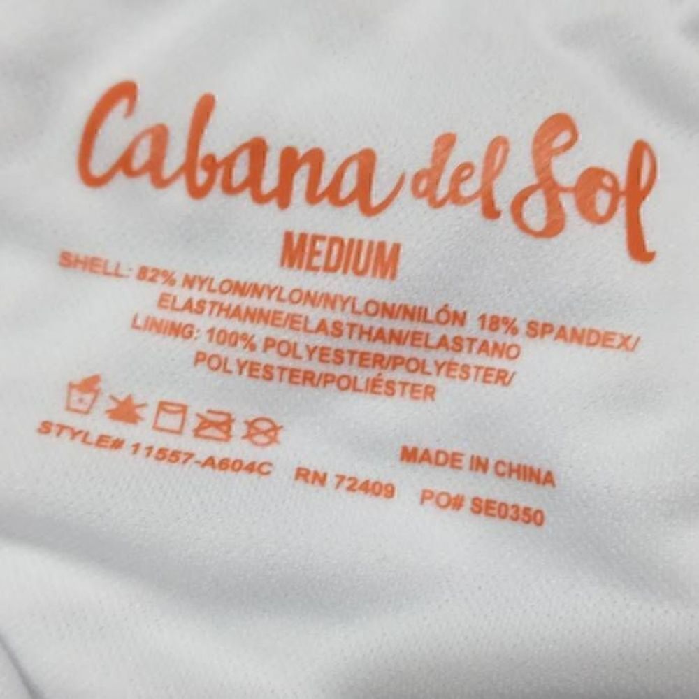 Cabana Del Sol 2 Piece Bikini Set Size Medium -B - Picture 6 of 7